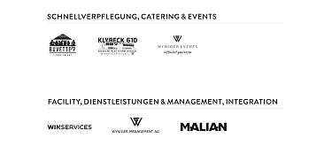 MALIAN Einsatzbetriebe im Bereich Schnellverpflegung, Catering, Events, Facility, Dienstleistungen, Management und Integration